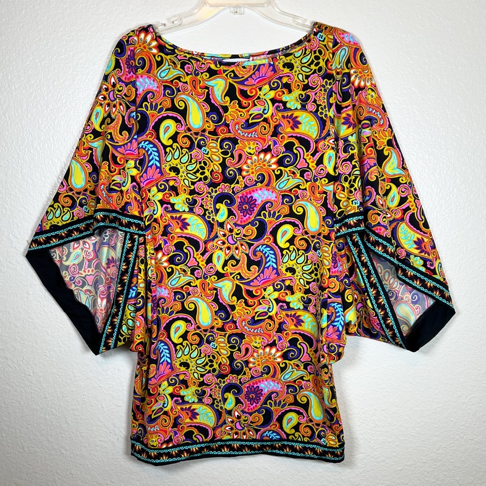 Trina Turk Paisley Swim Cover Up - Picture 2 of 10